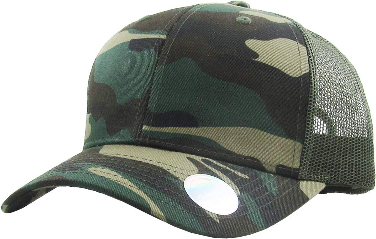 Classic 6 Panel Cotton Twill Mesh Trucker Cap Hat Adjustable Snapback Hat