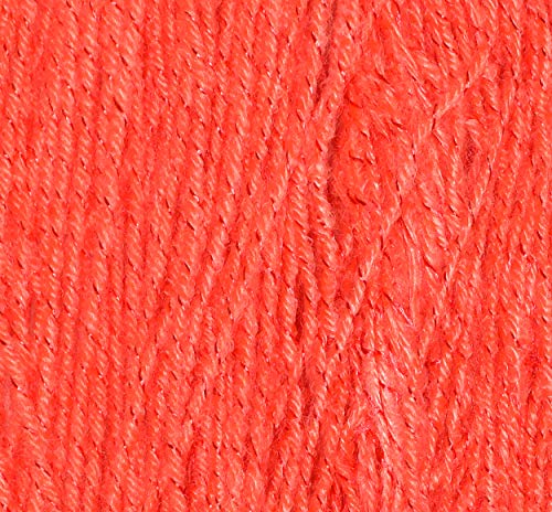 Image of M.G ENTERPRISE Knitting Yarn Wool SL Light Orange 500 gm Best Used with Knitting Needles, Crochet Needles Wool Yarn for Knitting. by M.G ENTERPRISE