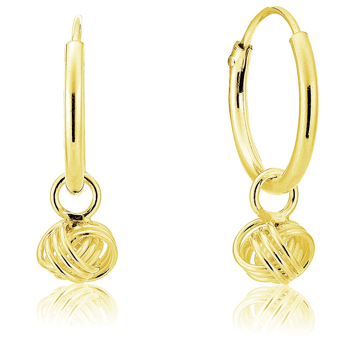 DTP Silver - Orecchini a Cerchio - Spessore 1.8 mm/Diametro 14 mm