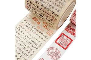 2 Rolls Vintage Washi Tape, Craft Decorative Masking DIY Adhesive Scrapbook Sticker Tape (2pcs)