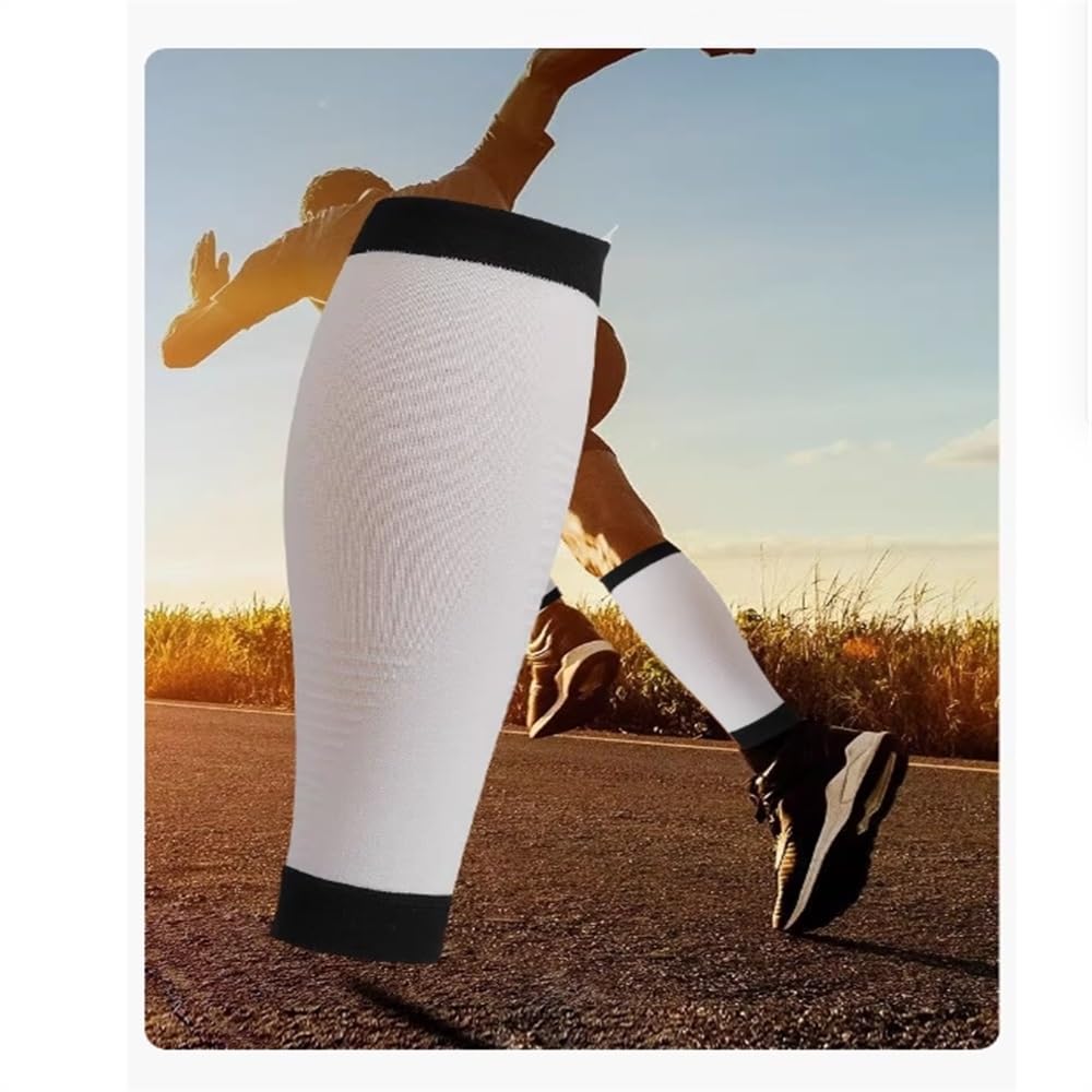 Sport-Wadenmanschetten Kompressions-Beinlinge, Sport-Wadenwärmer, Fußball, Reiten, Springseil, Laufen, Schutzausrüstung(L)