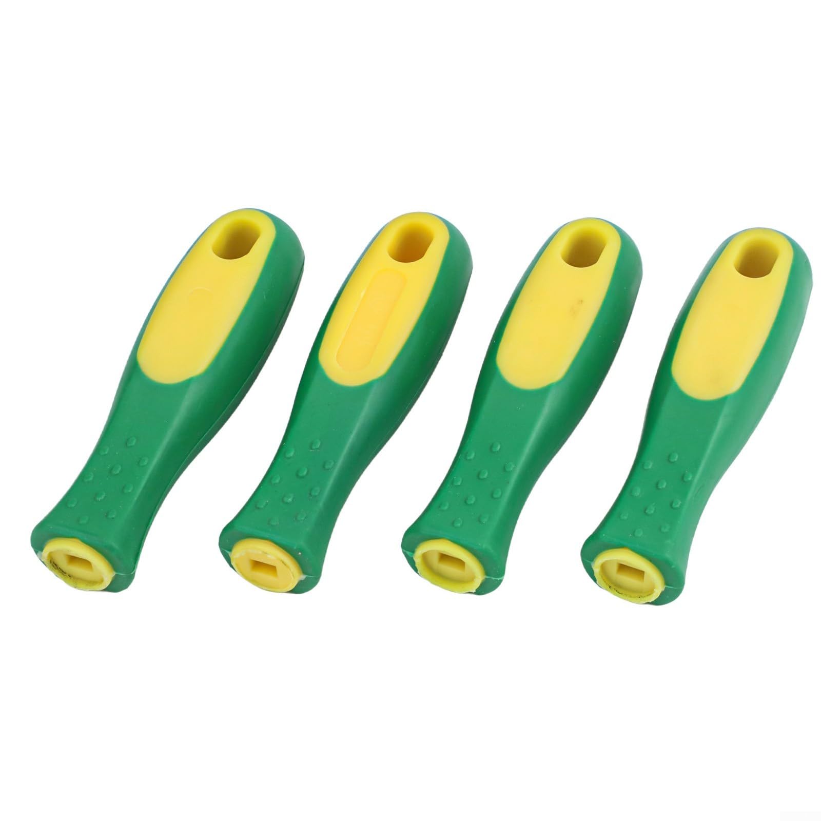 Lot de 4 poignées en caoutchouc pour limes en métal et bois ergonomiques pour une meilleure prise en main (trou rectangulaire de 15,2 cm)