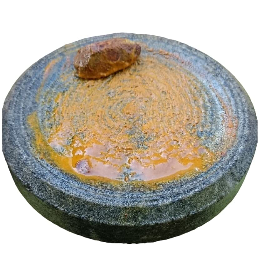 Tumeric Heavy Rubbing Stone/Rubbing Stone for Sandalwood/Vasambu/Manjal/Calamus/Sweet Flag-Round Shape (4 inch) (B0C9R3RS53) Amazon Price History, Amazon Price Tracker