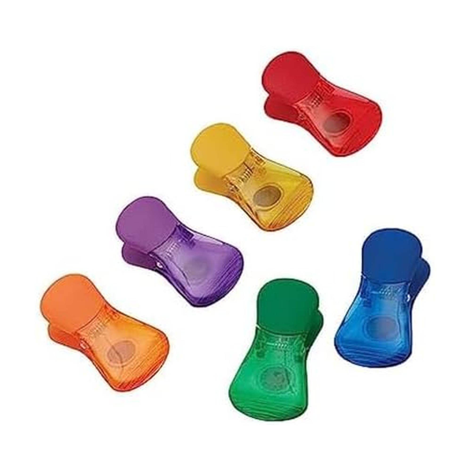 Clips pour sac à ressort puissant pinces larges multicolores