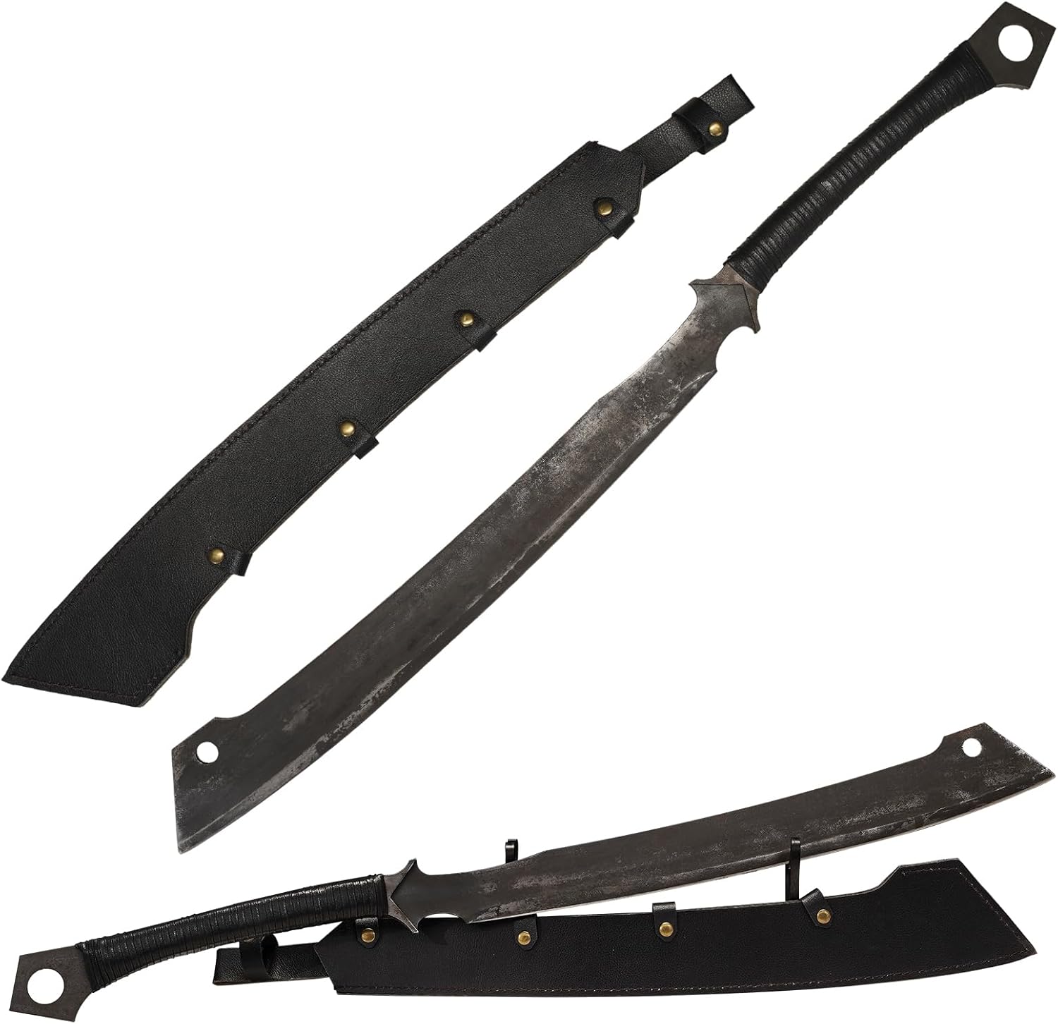 High Manganese Steel Blade Machete for Cutting Trees Heavy Duty Full Tang Outdoor Survival Hunting Tactical Sword