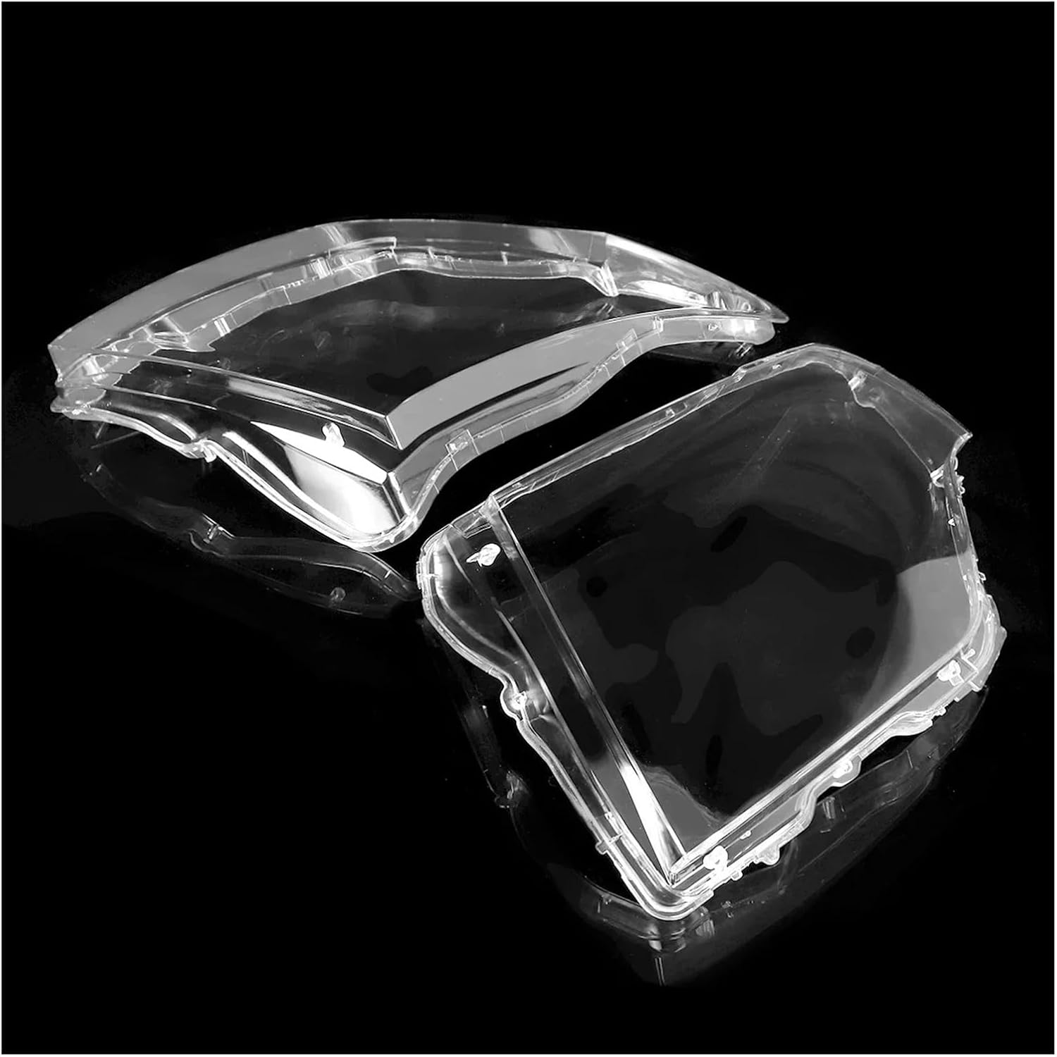 Car Headlamp Headlights Left/Right Front Headlamp Lens Cover For Mitsubishi For PAJERO V87 V93 V97 2007-2018 Transparent Lampshade Clear Headlight Cover