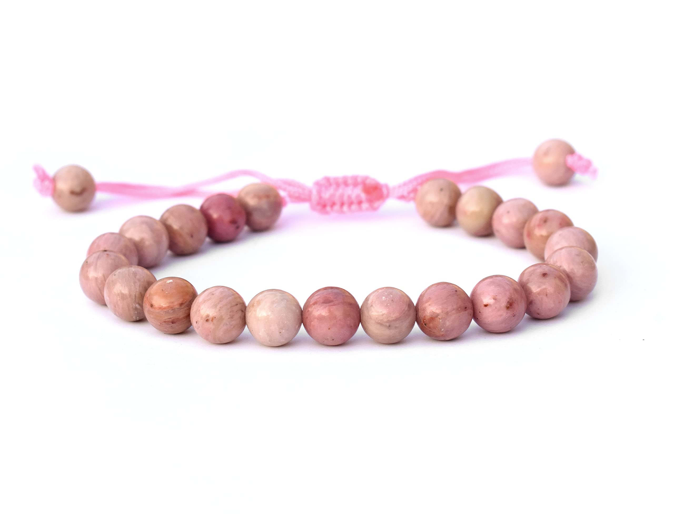 Pyramid Tatva Om Mani Padme Adjustable 8 mm Beads Bracelet Natural Healing Crystal Reiki Chakra Stone (Rhodochrosite) (B0BLJWD6NS) Amazon Price History, Amazon Price Tracker