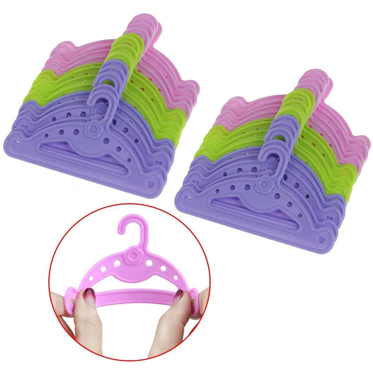 Set De 20 Cintres Pour Enfants - Cintre Et Crochet