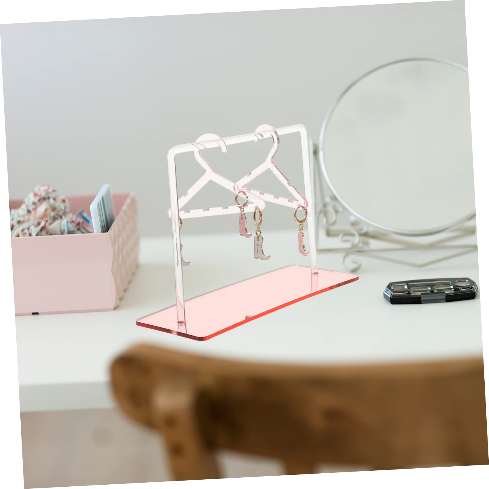 Zerodeko Socle Acrylique Socle D'affichage Rond En Acrylique Transparent Support De Présentoir De Bijoux Transparent Socles D'affichage De Cosmétiques Pour Montre Boucles D'oreilles Collier Parfum De