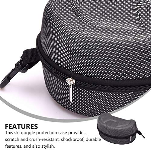 BESPORTBLE Portaocchiali con Cerniera Custodia per...