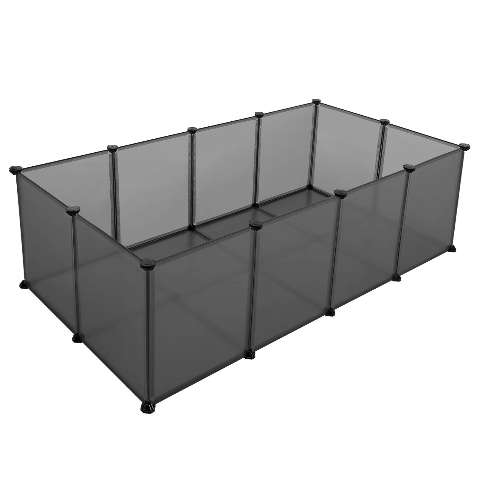 Buy SONGMICS Pet Exercise Play Pen with Bottom, 20 Panels, DIY