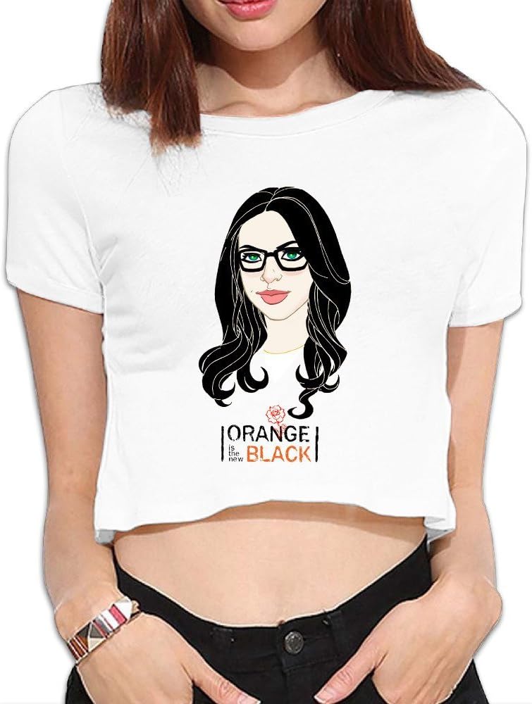 Orange Is The New Black Piper Alex Lady Fashionable Short Sleeve Crope Top T Shirt