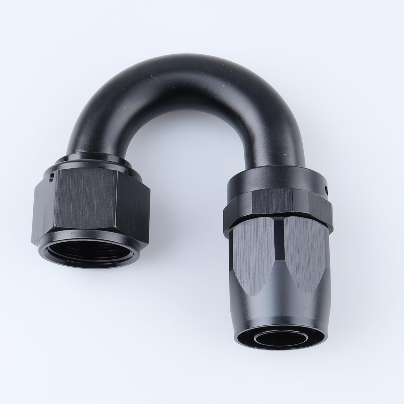 Emusa AN-10 AN10 45° Swivel Hose End Fitting – Black/Blue For Fuel Or Oil Lines
