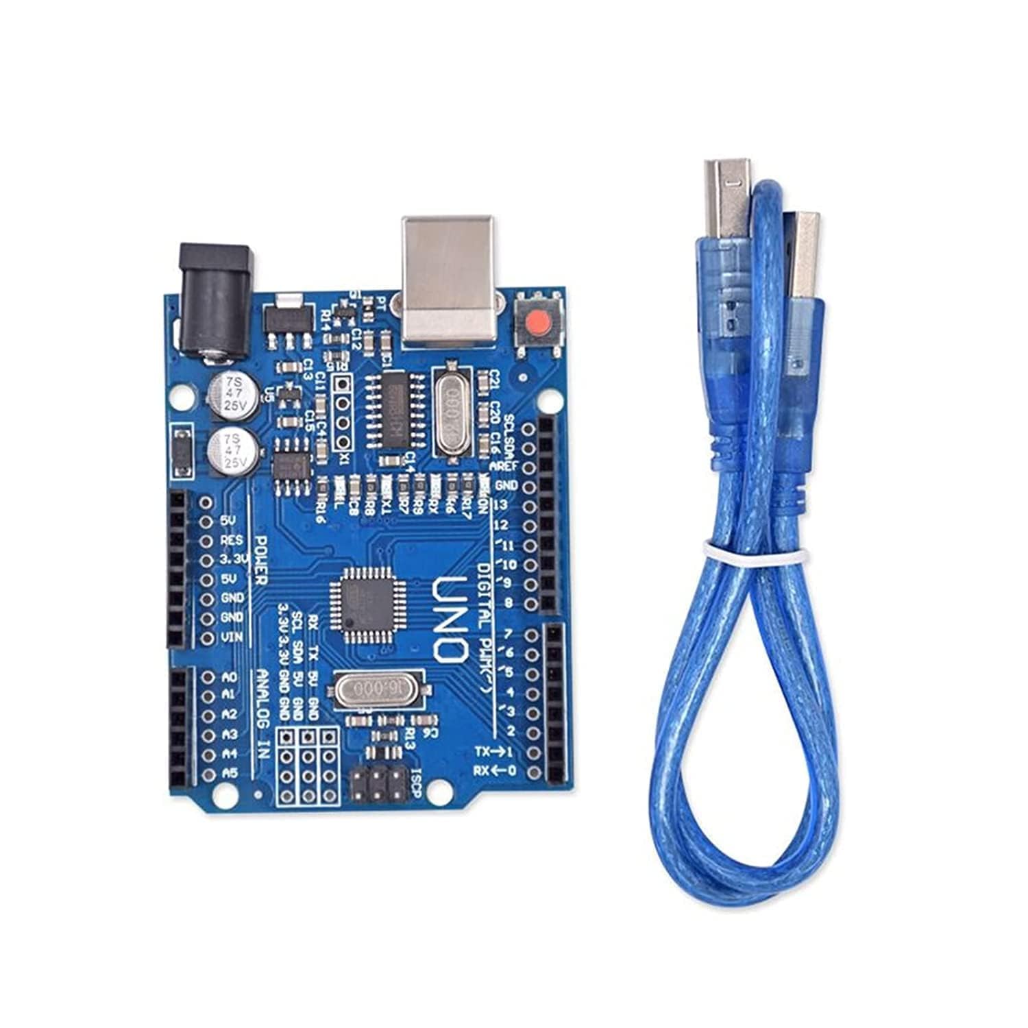 KNOWLEDGE KNOTS SMD UNO R3 Board ATmega328P Compatible with Arduin0 SMD Uno Cable (B0D92M4NM1) Amazon Price History, Amazon Price Tracker