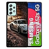 Compatible avec samsung Générique Coque pour Galaxy a52s 5g - gt3 RS Voiture Sport Porche - Silicone - Noir