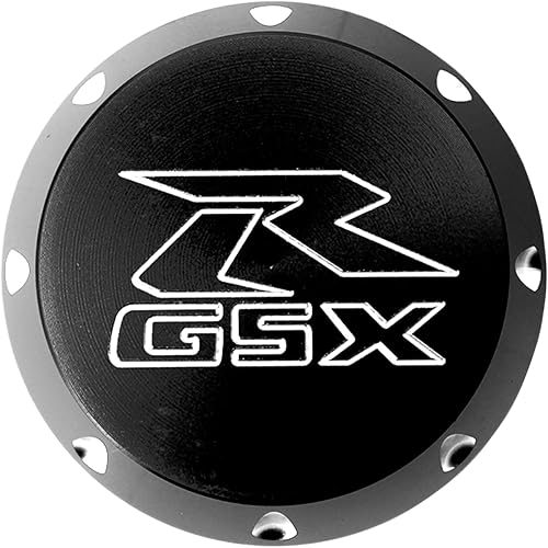 AYKYCS Tapa central, hecha de aleación de aluminio, accesorios de motocicleta para Suzuki GSX-R 1000 2009-2021 (negro)