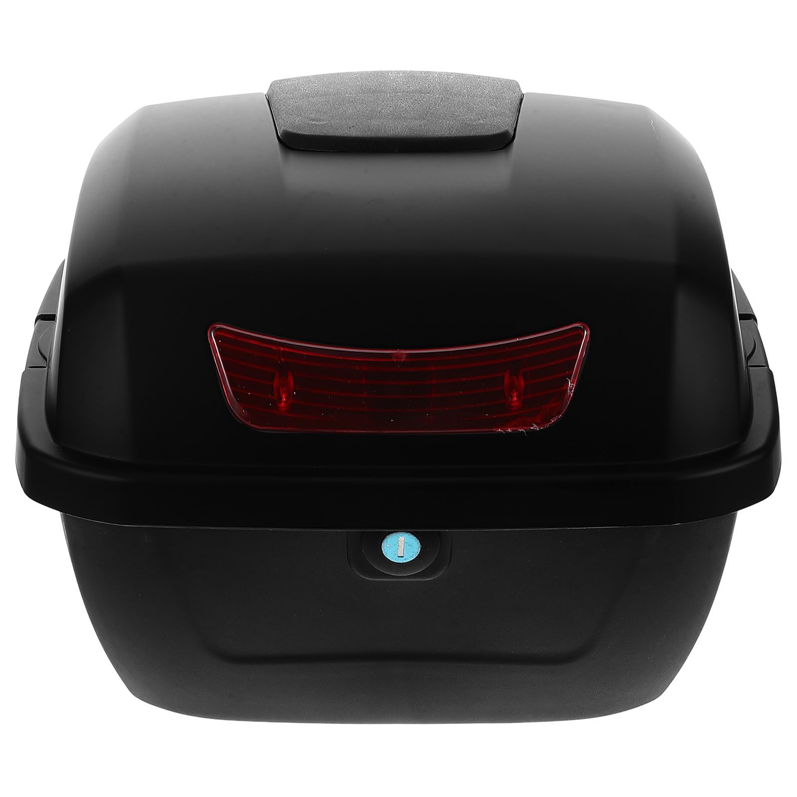 Baúl para Scooter y Motocicleta con Gran Capacidad, Caja Trasera de Abs y Metal, Almacenamiento Espacioso y Fácil Instalación para Accesorios Moto