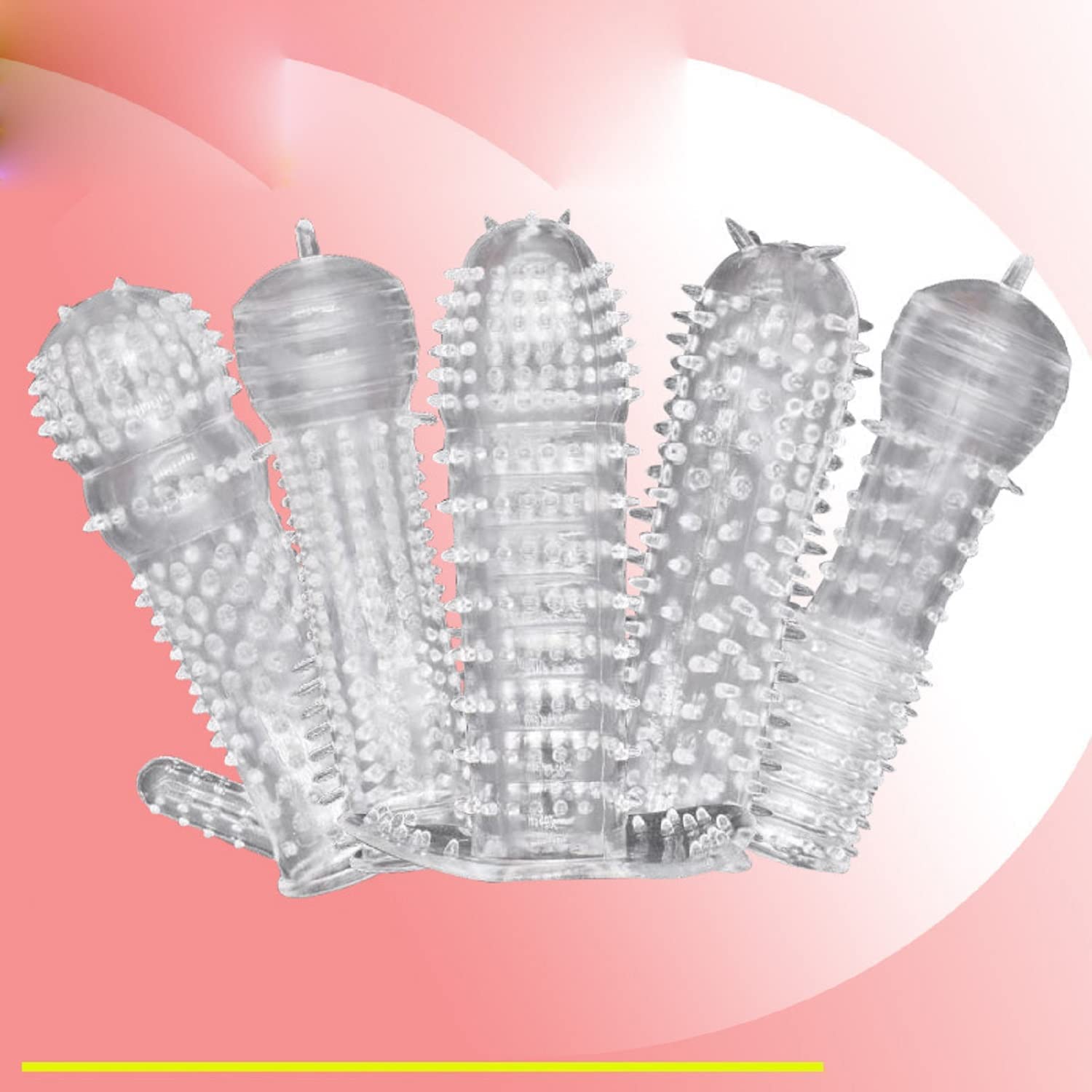 5pcs Preservativo Masculino Mace Transparente: Anel Fino com Manga Estendida para Proteção e Conforto - Imagem 6