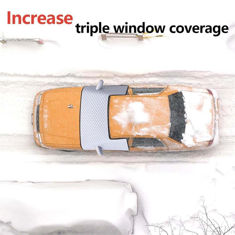 Couverture Pare-Brise Voiture pour Escort 2015-2019, Couverture Antigel Voiture Housse Pare Brise Hiver Résister La Grêle Accessoires