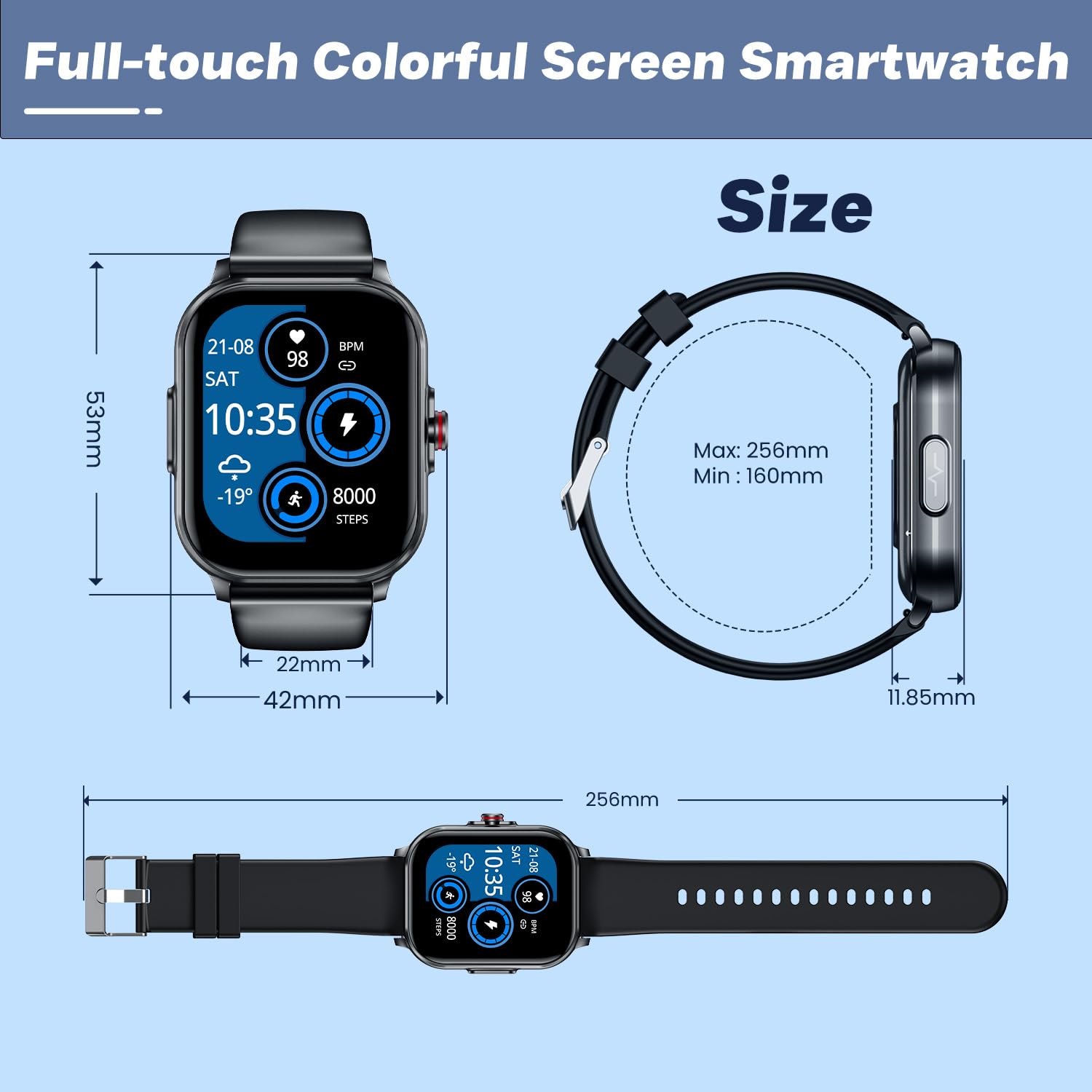 Reloj Inteligente Hombre con ECG+HRV: 2.01" HD Llamadas Smartwatch con Pulsómetro Monitor Presion Sueño 100+ Modos Deportivos Smart Watch Podómetro Pulsera Actividad IP68 Impermeable para iOS Android