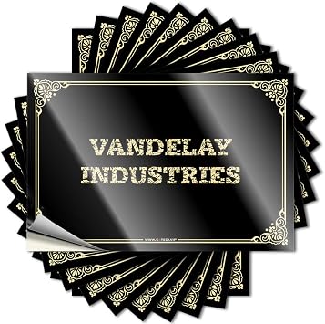 Funny Sticker Vandelay Industries Stickers Toolbox Stickers and Decals Funny Room Signs6X9CM