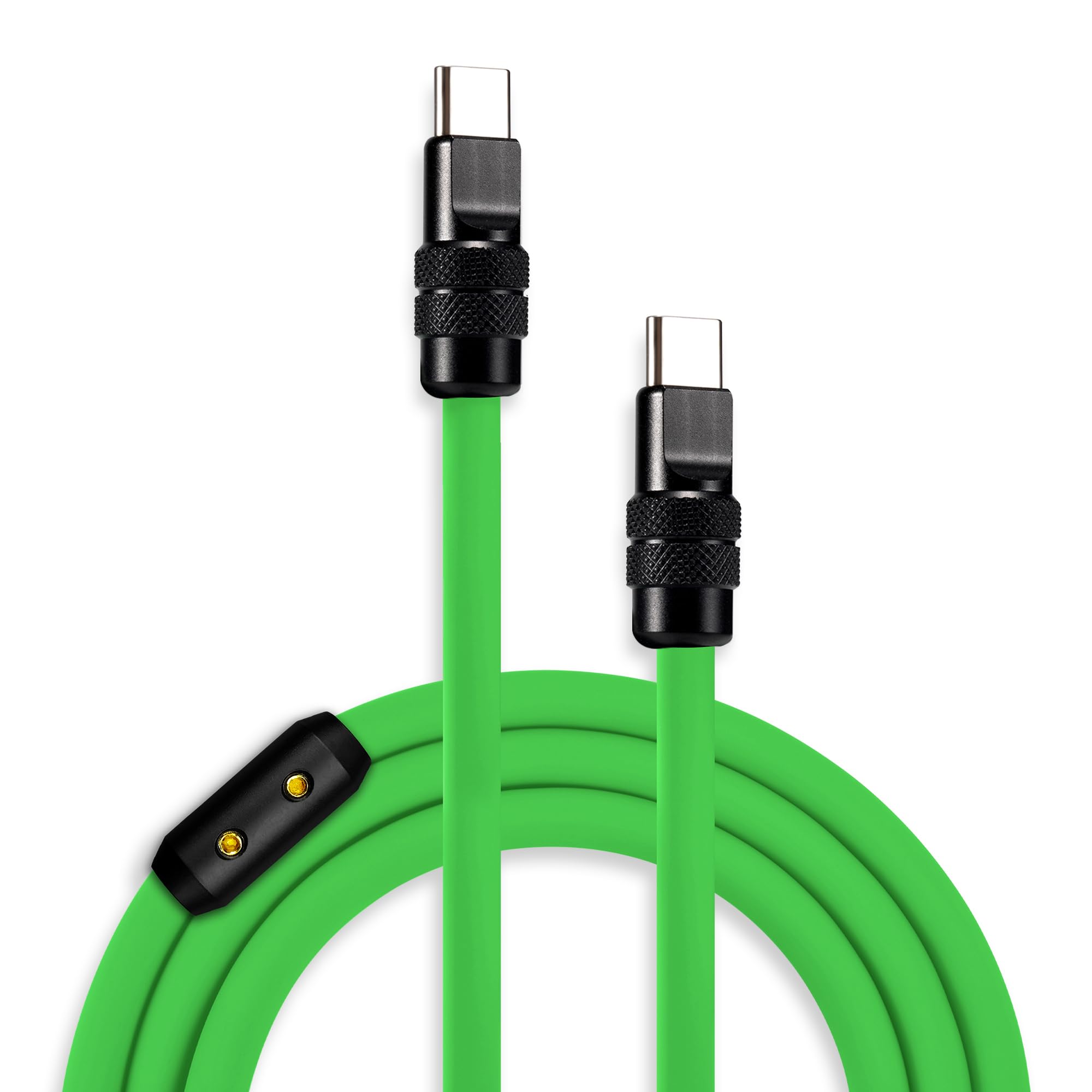 chubbycable Black Chubby Pro - Samurai Cable 240W USB-C Cable Silicone Fast Charging USB C Charger Cord Compatible with iPhone 17-15 Series iPad