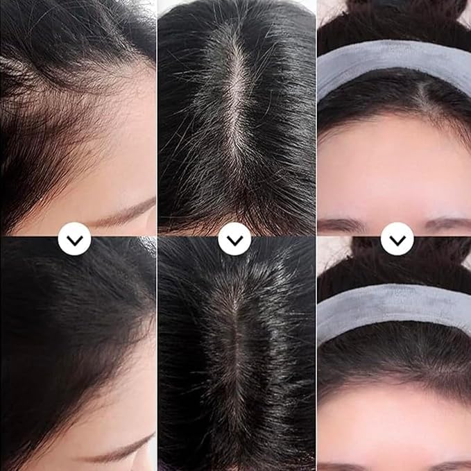 Image of Hairline Powder Instantly Conceals Hair Root Touch Up Hair Powder, Hair Toppers for Women & Men, Hair Fibers for Thinning Hair Non Sticky, Root Cover Up, Stain-Proof Long Lasting