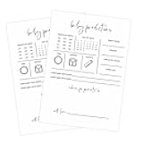 Laroder 5x7In Baby Predictions and Advice Cards, Wishes for Baby Cards for Baby Shower Games, Guess The Due Date, Baby Name Suggestion, Neutral Baby Shower Activities Decorations for Guests 30 Pack