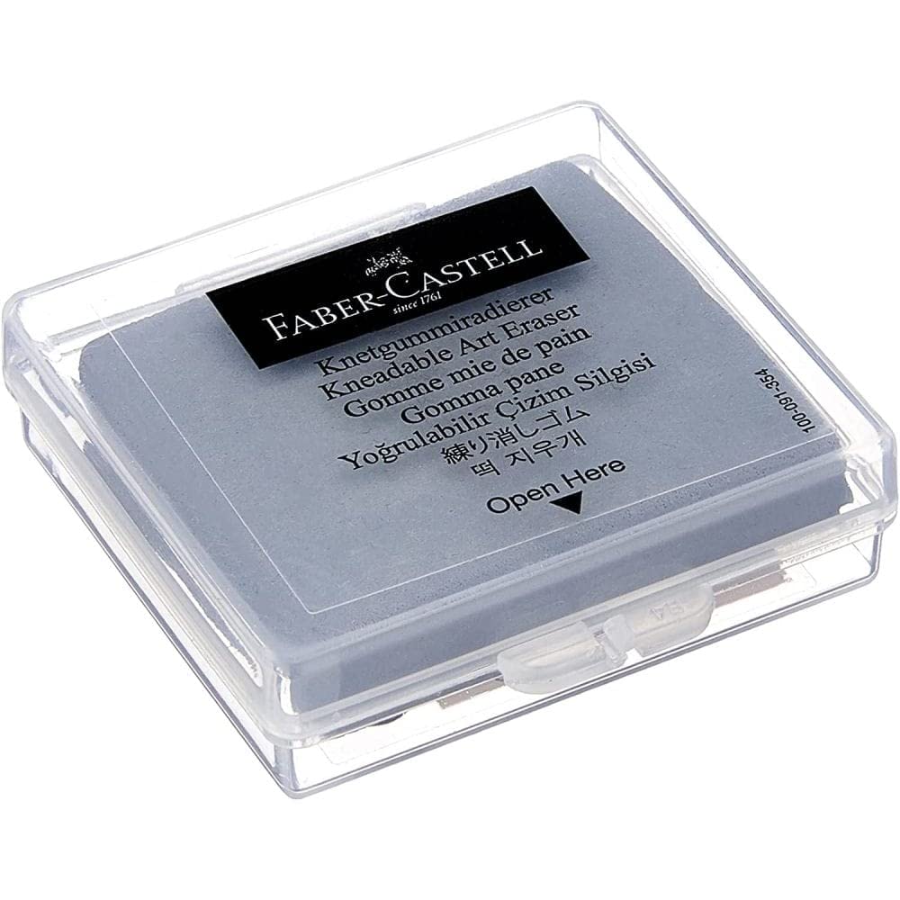 Faber-Castell - Goma de borrar en caja de plástico, color gris
