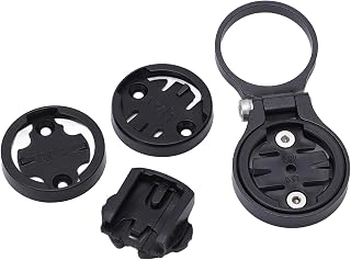 Changor Bicycle Computer Holder, Impact Resistant Bike Computer Stem Top Cap Mount Adjustable Angle Convenient Comfortable Rotatable for Cateye Series