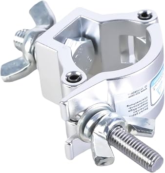 Hanging Pipe Clamp Aluminum Trusses Clamp Stage Light Hook for Stage Lighting Moving Head Light Spotlights Enduring Lighting Clip Hook
