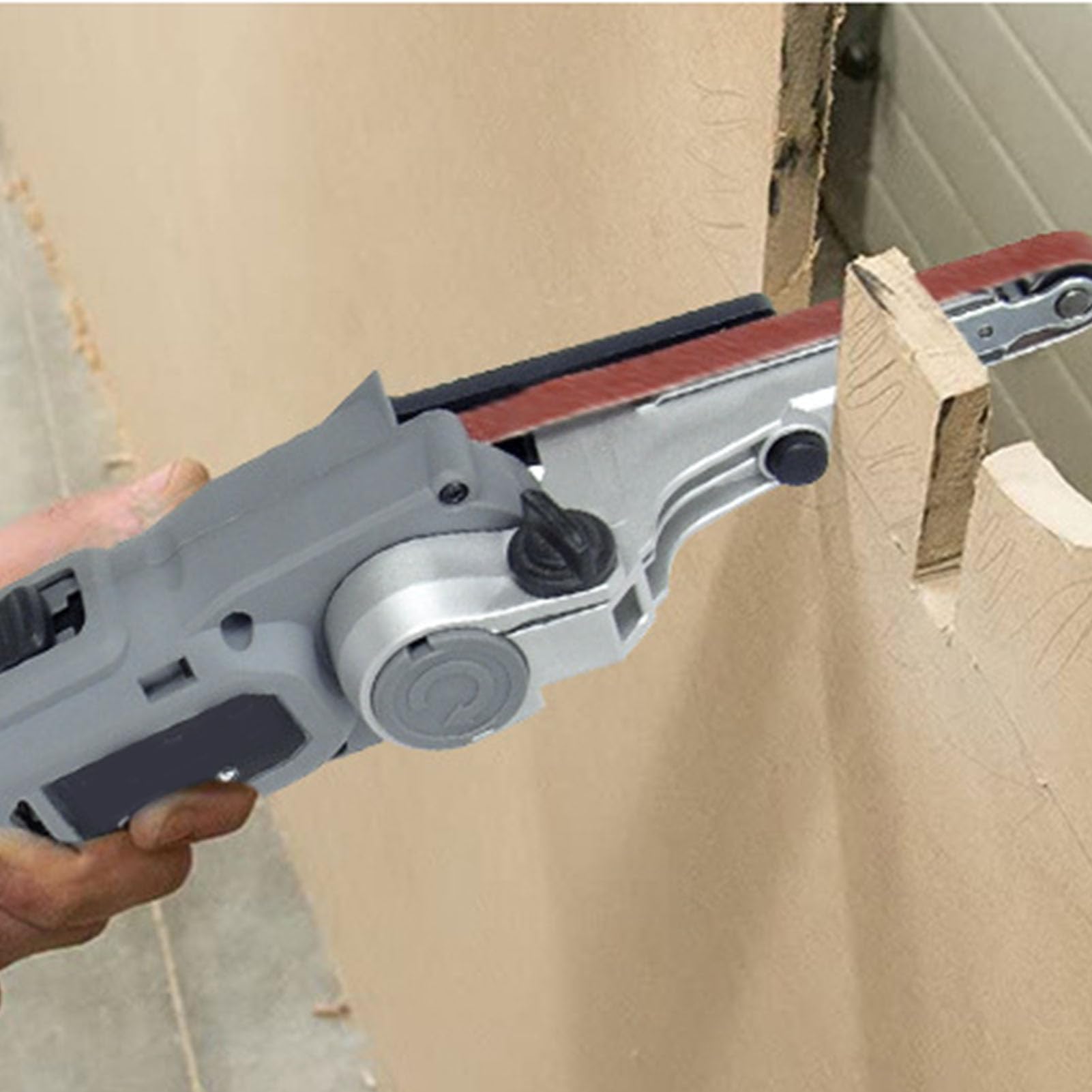Fafeicy Levigatrice a Nastro a Batteria, Motore Brushless a 6 velocità Variabili