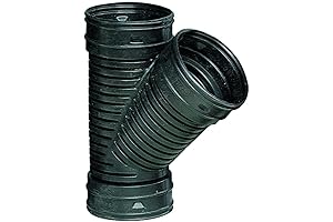 Advanded Drainage Systems 4" 45-Degree Wye Corrugated Polyethylene