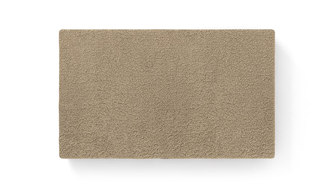 Knuffelwuff Ellenie - Alfombrilla ortopédica para perros (79 x 60 cm, material de peluche y terciopelo, base antideslizante, fácil de limpiar, para perros grandes, medianos y pequeños)