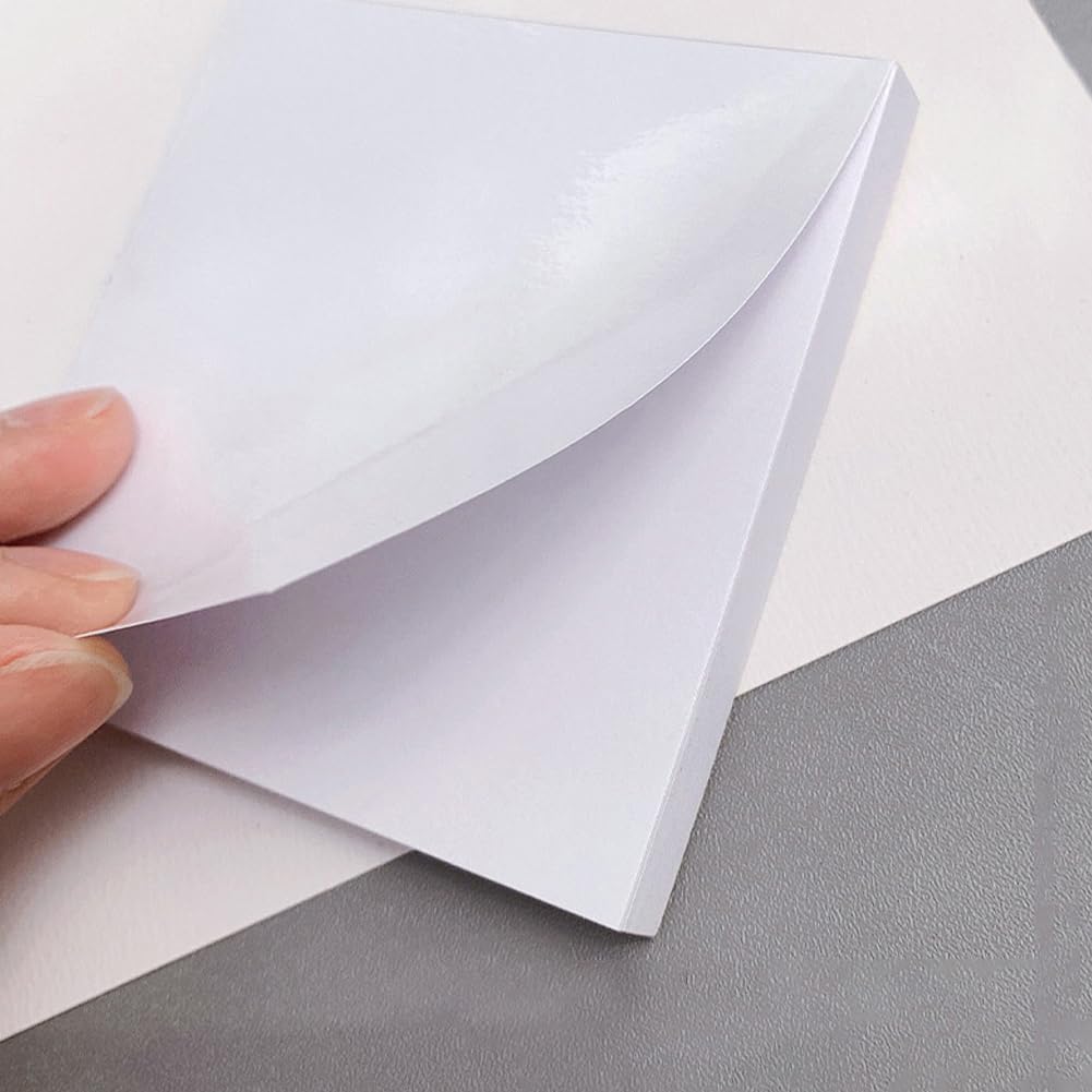 150 fogli 3 stili di Carta per Nail Art, Tavolozza per Smalto In Gel, Colla per Carta, Portatile, Impermeabile, Strumento per Mescolare I Colori Del Trucco Bianco, 3x3 pollici Quadrati per D