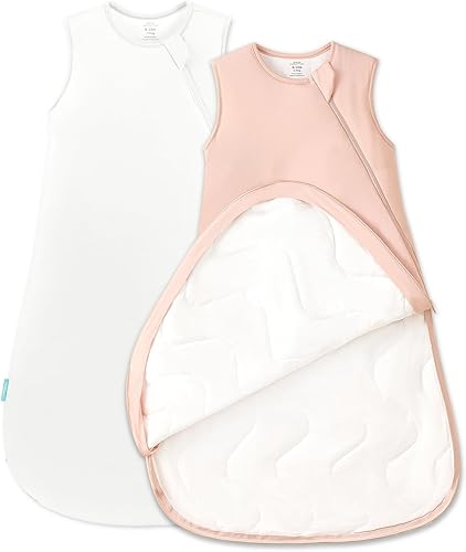 Quilted Supersoft Sleep Sack, 2.5 TOG Premium Bamboo Viscose Warm Baby Sleeping Bag, Thick Babies Wearable Blanket