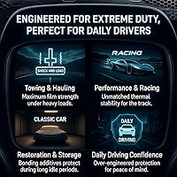 Vista 4 de Tri-Ex2 75W-140 - Aceite sintético para engranajes, API GL-5MT-1, tecnología cerámica patentada, jarra de 1 galón (1 galón, 75W-140)