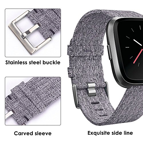 CAVN Cinturino Tessuto Compatibile con Fitbit