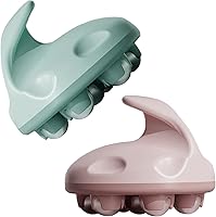 Vista 7 de Masajeador de Mano, Herramienta de Masaje Corporal Completa con Masajeador de Bola de Rodillo Manual de 360 Grados para Alivio del Dolor de Músculo