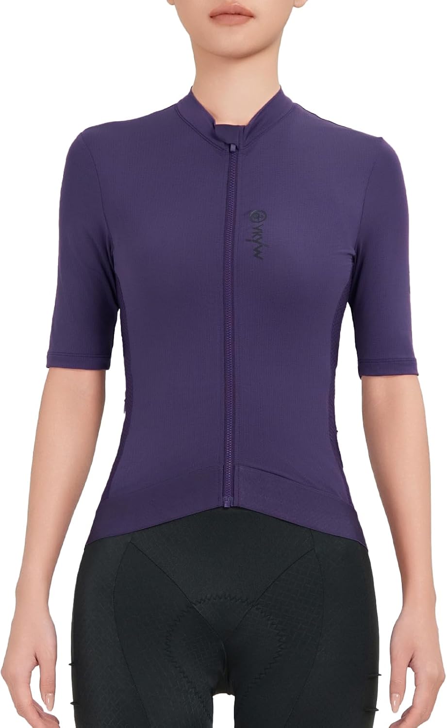 YKYWBIKE Cycling Jerseys Women Short Sleeve,Bike Shirts for Women Breathable Cycle Jersey with 4 Pockets - Image 4