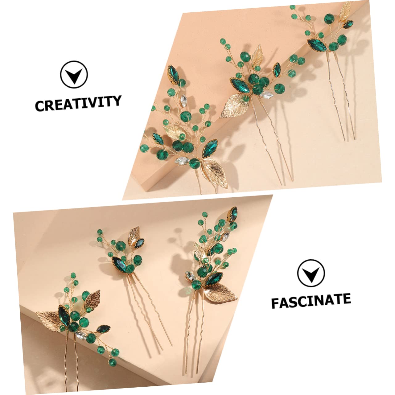 FRCOLOR 12piezas Horquillas De Cristal Para Novia De Accesorios De Pelo Elegantes y Delicados Perfectos Para Bodas y Eventos Especiales Adornos De Cabello Para Mujeres