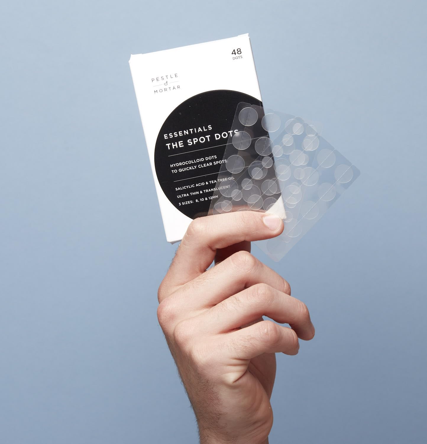 Pestle & Mortar Acne Patch - Face Spot Treatment Dots for Overnight Use Targeted Acne Breakout Treatment, Clear - Image 3