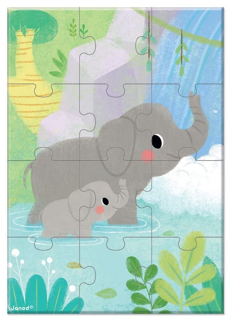 Janod - Pocket Puzzles À Collectionner 12 Pieces