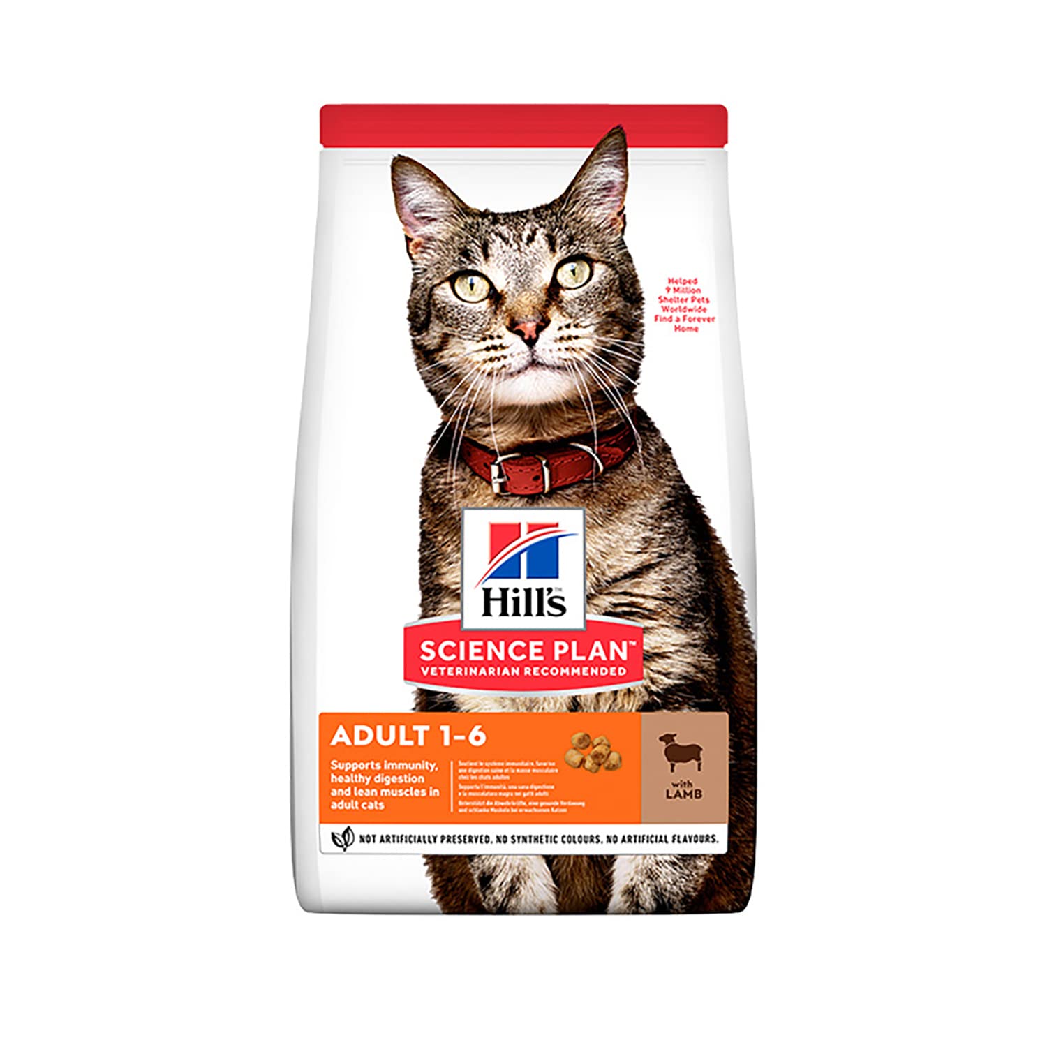 Hill's Science Plan Adult 1-6 Cat Food With Lamb, 1.5 Kg