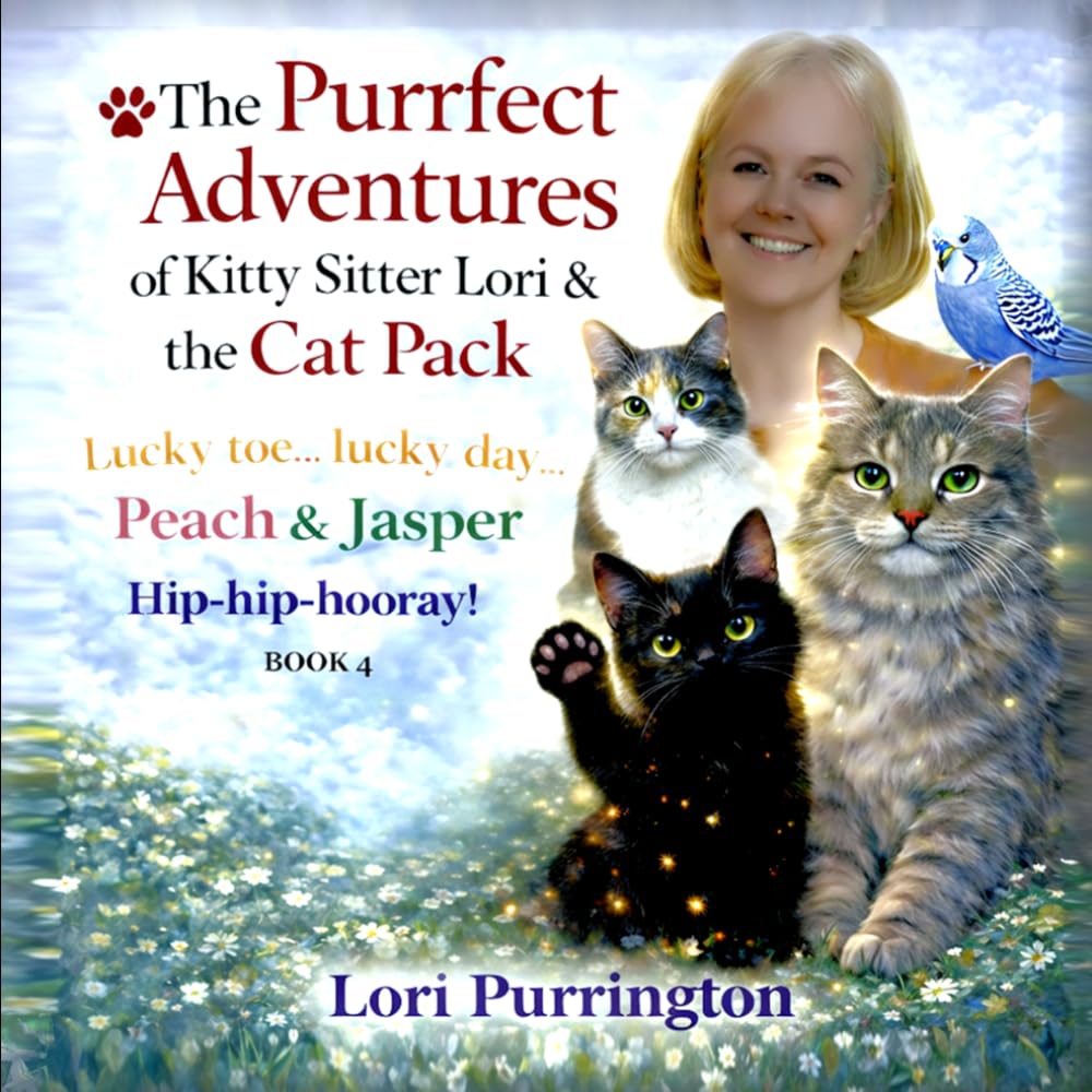 THE PURRFECT ADVENTURES OF KITTY SITTER LORI & THE CAT PACK: PEACH & JASPER and THE GOOD LUCK TOE BOOK 4