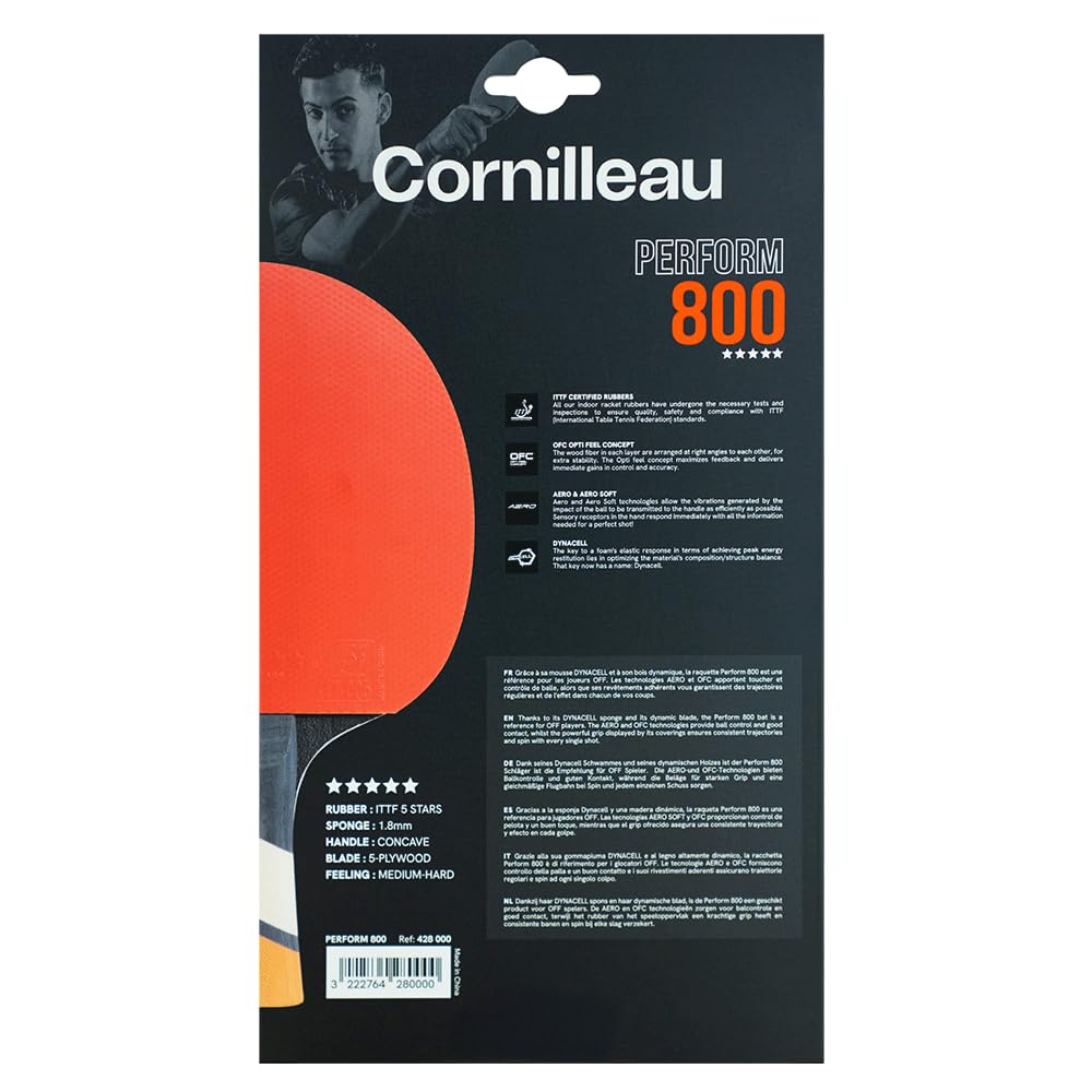 Cornilleau Perform 800 - Bate de Tenis de Mesa