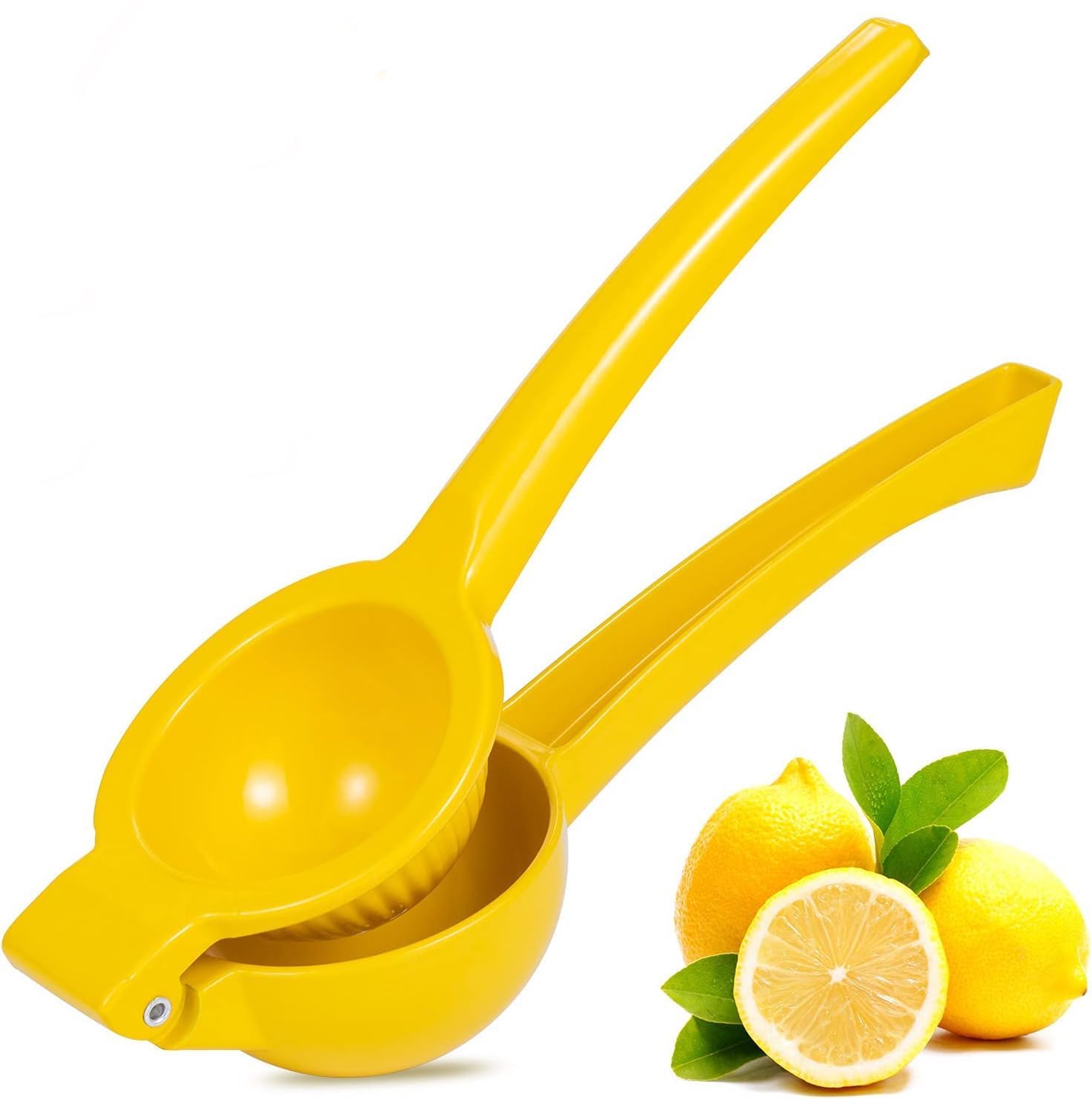 EZYHOME Lemon Squeezer With Lifetime Waranty, Large Citrus Juicer and Lemon Juicer Hand Press Heavy Duty Lime Squeezer Easy Squeeze Manual Juicer Metal Hand Juicer For Making Fresh Juice