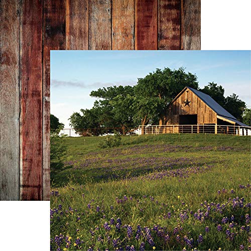 Cardstock 12"X12" Barnwood Beauty Double-Sided #1 papier scrapbooking