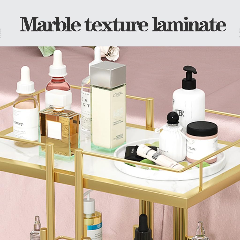 Rollwagen mit Rädern für Spa-Aufbewahrung, Maniküre-Organisation, Allzweck-Organizer für Beauty-Profis, Heim-Salon-Trolley