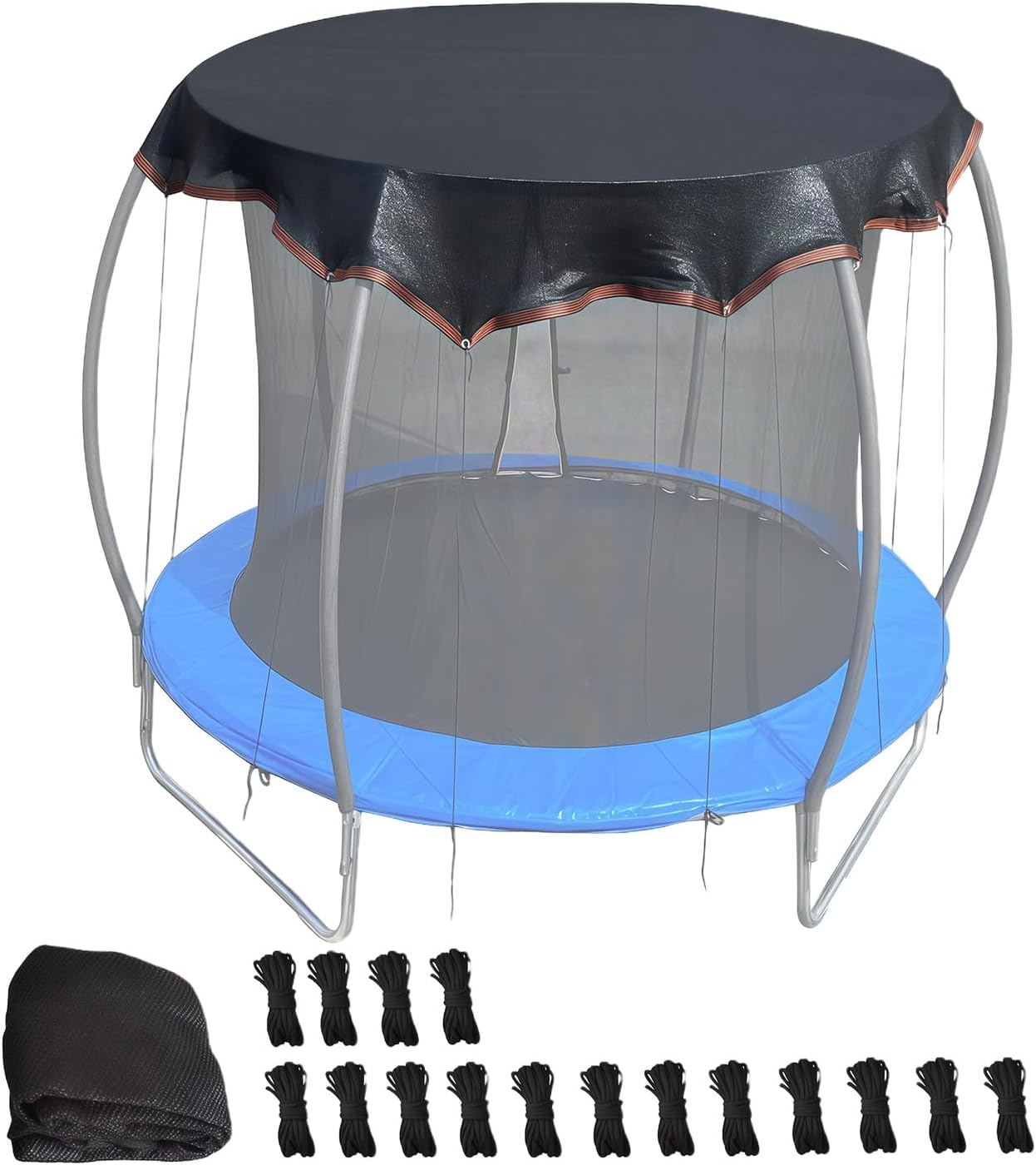 Round Trampoline Protective Cover Using PP for Sun Shade Guard Weather Resistance Outdoor Applications Outdoor Cover